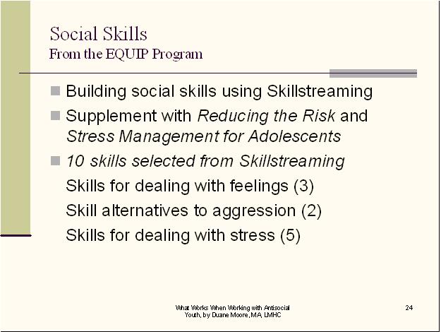 Social Skills Conduct Disorder CEUs 